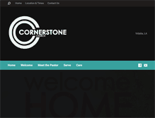 Tablet Screenshot of cornerstonevidalia.com